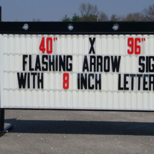 SMA7 Flashing Arrow Roadside Sign